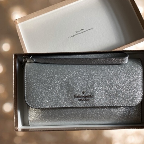 Kate Spade Glitter Phone Wristlet - Picture 11 of 11
